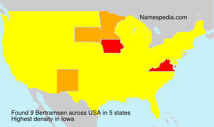 Surname Bertramsen in USA Surname Bertramsen in USA
