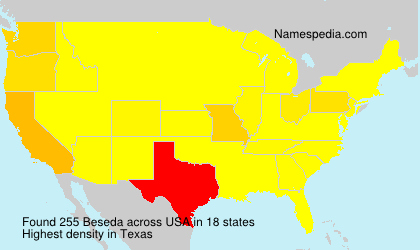 Surname Beseda in USA Surname Beseda in USA
