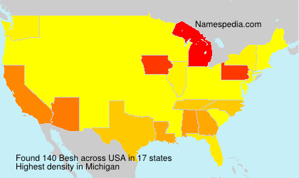 Surname Besh in USA Surname Besh in USA