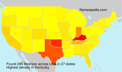 Surname Beshear in USA Surname Beshear in USA