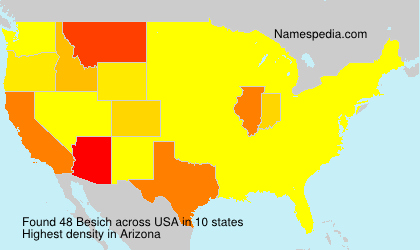 Surname Besich in USA Surname Besich in USA