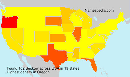 Surname Beskow in USA Surname Beskow in USA