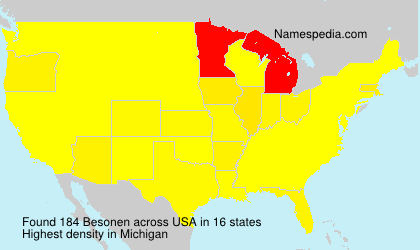 Surname Besonen in USA Surname Besonen in USA