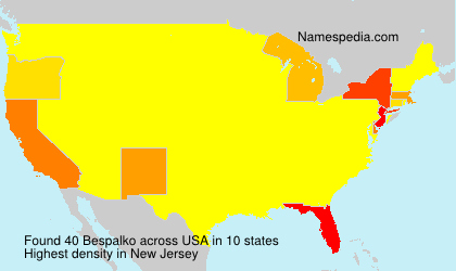 Surname Bespalko in USA Surname Bespalko in USA