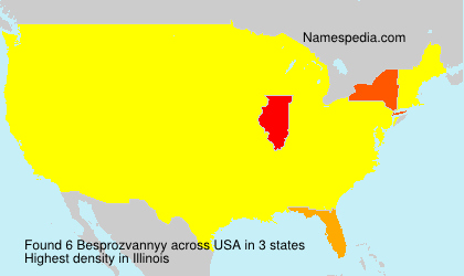 Surname Besprozvannyy in USA Surname Besprozvannyy in USA