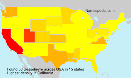 Surname Besselievre in USA Surname Besselievre in USA
