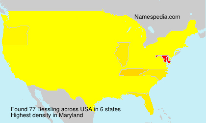 Surname Bessling in USA Surname Bessling in USA