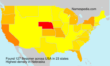 Surname Bessmer in USA Surname Bessmer in USA