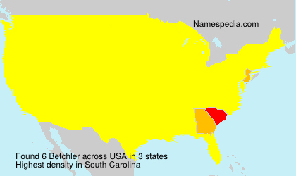 Surname Betchler in USA Surname Betchler in USA