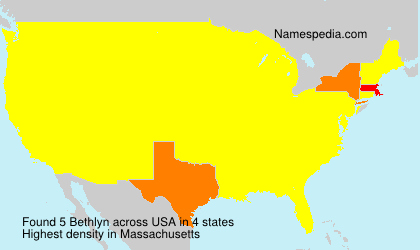 Surname Bethlyn in USA Surname Bethlyn in USA