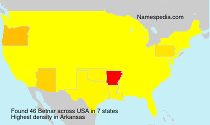 Surname Betnar in USA Surname Betnar in USA