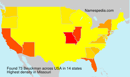Surname Beuckman in USA Surname Beuckman in USA