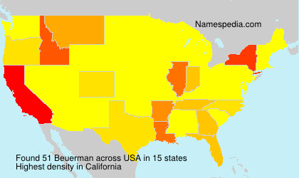 Surname Beuerman in USA Surname Beuerman in USA