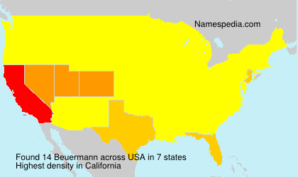 Surname Beuermann in USA Surname Beuermann in USA