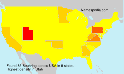 Surname Beuhring in USA Surname Beuhring in USA