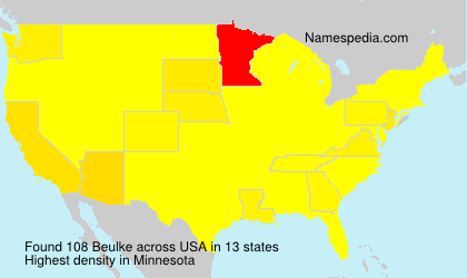 Surname Beulke in USA Surname Beulke in USA