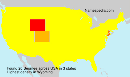 Surname Beumee in USA Surname Beumee in USA