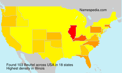 Surname Beuttel in USA Surname Beuttel in USA