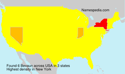 Surname Bevaun in USA Surname Bevaun in USA