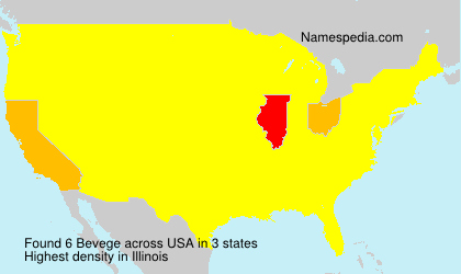 Surname Bevege in USA Surname Bevege in USA