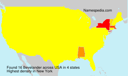 Surname Bevelander in USA Surname Bevelander in USA
