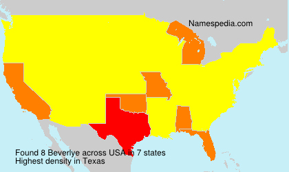 Surname Beverlye in USA Surname Beverlye in USA
