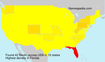 Surname Bevlin in USA Surname Bevlin in USA