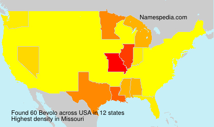 Surname Bevolo in USA Surname Bevolo in USA