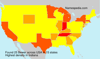 Surname Bewer in USA Surname Bewer in USA