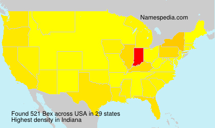 Surname Bex in USA Surname Bex in USA
