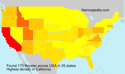 Surname Beyeler in USA Surname Beyeler in USA