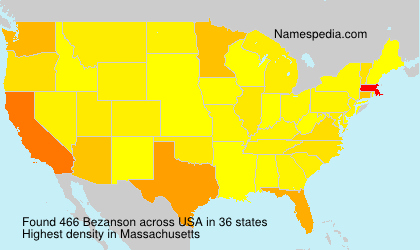 Surname Bezanson in USA Surname Bezanson in USA
