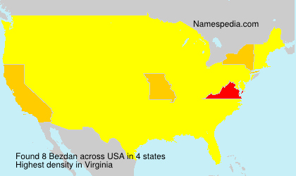 Surname Bezdan in USA Surname Bezdan in USA