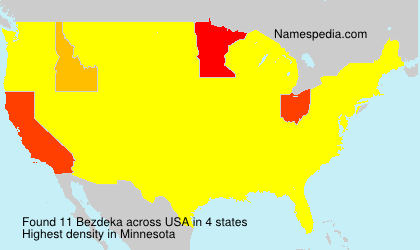 Surname Bezdeka in USA Surname Bezdeka in USA