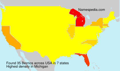 Surname Beznos in USA Surname Beznos in USA