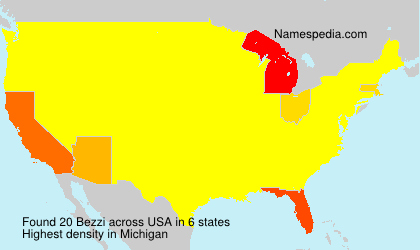 Surname Bezzi in USA Surname Bezzi in USA
