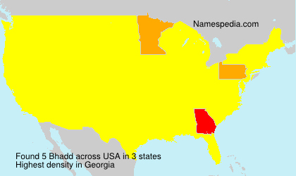 Surname Bhadd in USA Surname Bhadd in USA