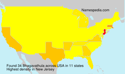 Surname Bhagavathula in USA Surname Bhagavathula in USA