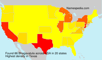 Surname Bhagavatula in USA Surname Bhagavatula in USA