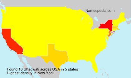 Surname Bhagwati in USA