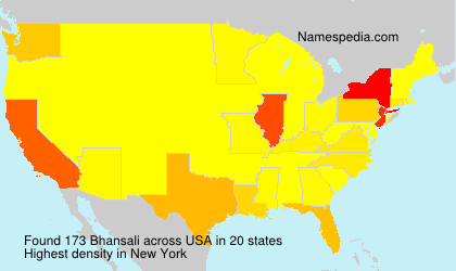Surname Bhansali in USA Surname Bhansali in USA