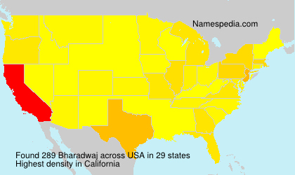 Surname Bharadwaj in USA Surname Bharadwaj in USA