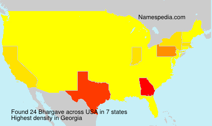 Surname Bhargave in USA Surname Bhargave in USA