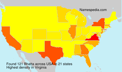 Surname Bhatta in USA Surname Bhatta in USA