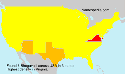 Surname Bhogavalli in USA Surname Bhogavalli in USA