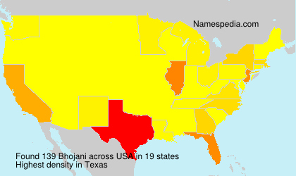 Surname Bhojani in USA Surname Bhojani in USA