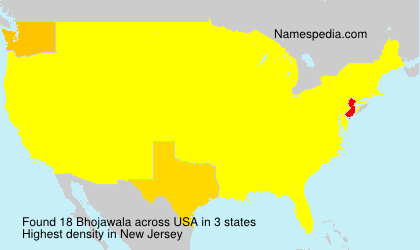 Surname Bhojawala in USA Surname Bhojawala in USA