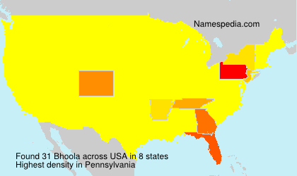 Surname Bhoola in USA Surname Bhoola in USA