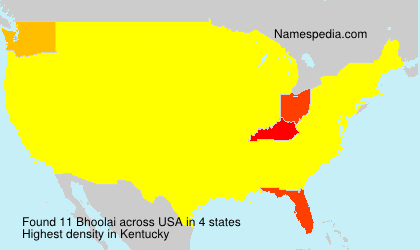 Surname Bhoolai in USA Surname Bhoolai in USA