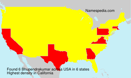 Surname Bhupendrakumar in USA Surname Bhupendrakumar in USA